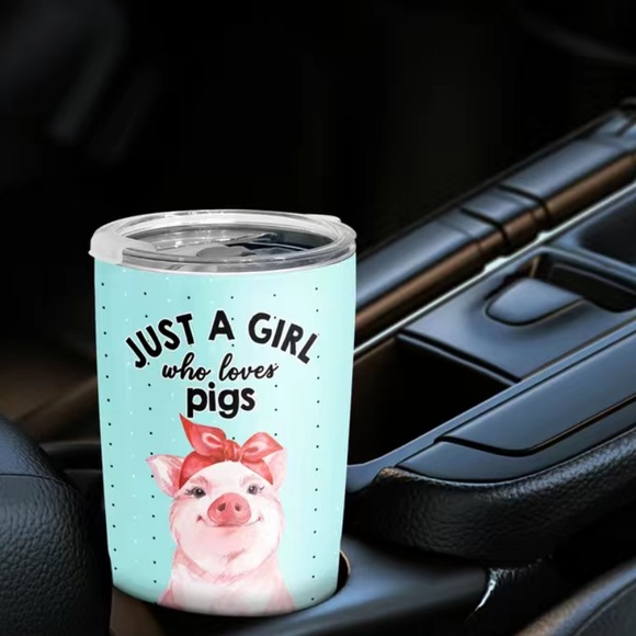 NEW Girl Who Loves Pigs 20 Oz Mug - Picture 3 of 5